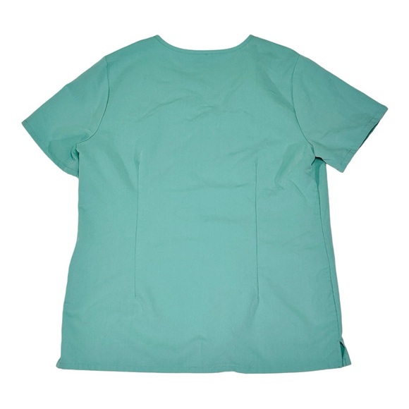 FIGS Casma Three-Pocket Scrub Top - Mint Green - Picture 2 of 6